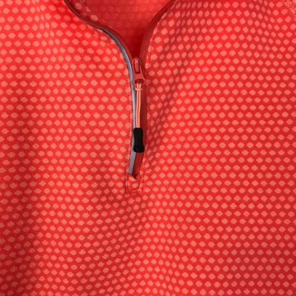 Eddie Bauer Polka Dot 1/4 Zip Long Sleeve Knit. Si - Picture 5 of 12